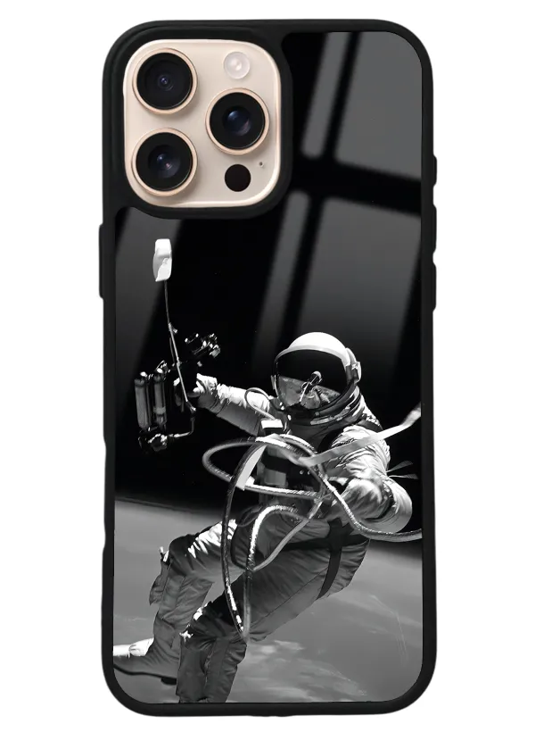 iPhone 16 Pro Max Space Tasarımlı Glossy Telefon Kılıfı