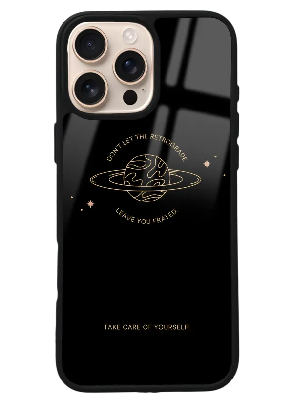 iPhone 16 Pro Max Retrograde Tasarımlı Glossy Telefon Kılıfı