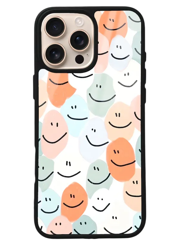 iPhone 16 Pro Max Nude Smile Tasarımlı Glossy Telefon Kılıfı