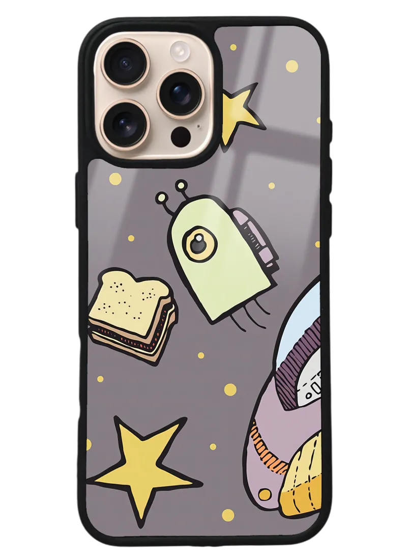 iPhone 16 Pro Max Doodle Jump Tasarımlı Glossy Telefon Kılıfı iPhone 16 Pro Max Doodle Jump Tasarımlı Glossy Telefon Kılıfı