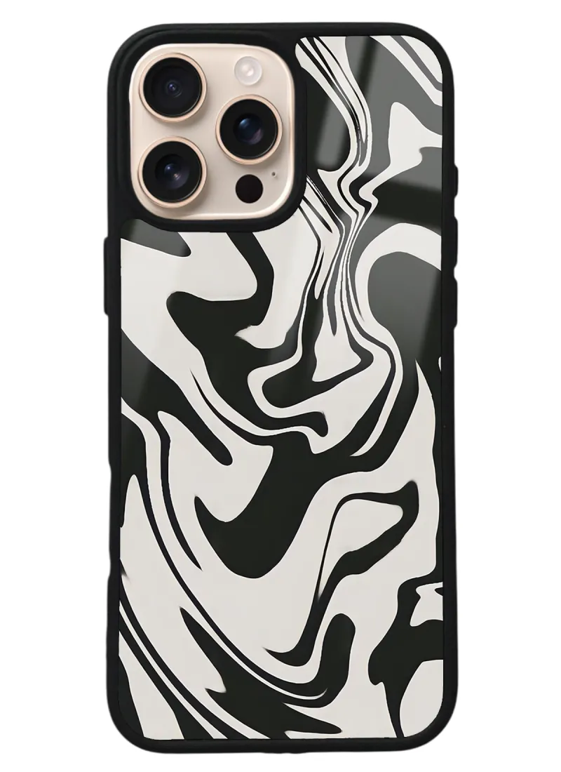 iPhone 16 Pro Max Triptrance Tasarımlı Glossy Telefon Kılıfı