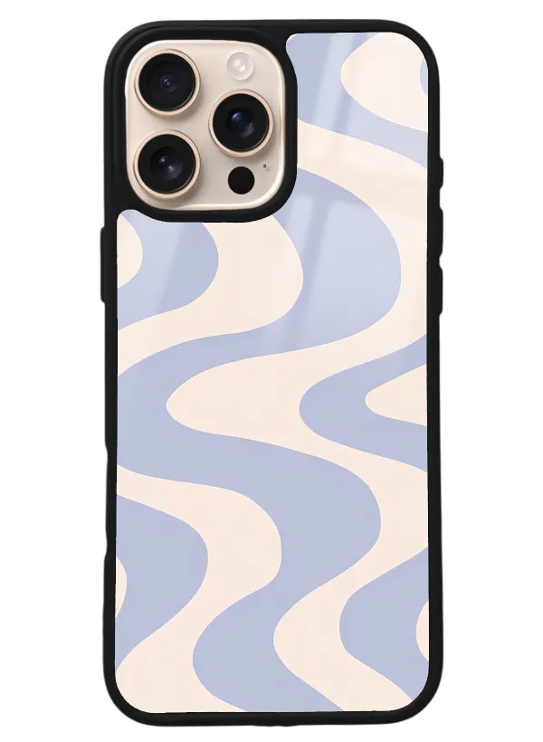 iPhone 16 Pro Max Wave Efect Tasarımlı Glossy Telefon Kılıfı