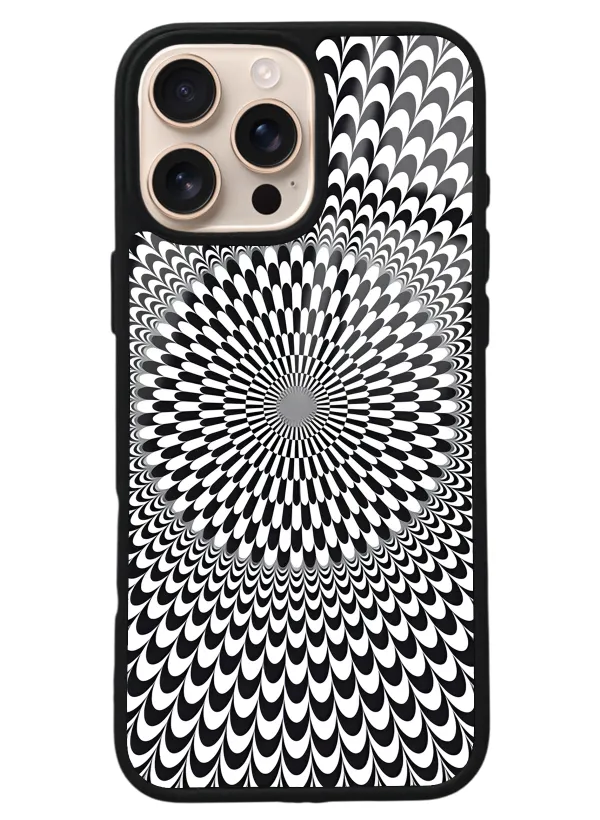 iPhone 16 Pro Max Triptrance Plaid Tasarımlı Glossy Telefon Kılıfı