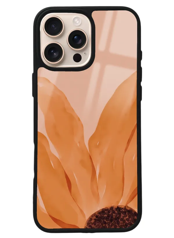 iPhone 16 Pro Max Watercolor Sun Tasarımlı Glossy Telefon Kılıfı
