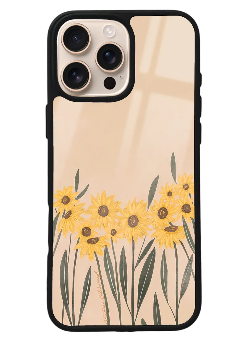 iPhone 16 Pro Max Watercolor SunFlower Tasarımlı Glossy Telefon Kılıfı iPhone 16 Pro Max Watercolor SunFlower Tasarımlı Glossy Telefon Kılıfı