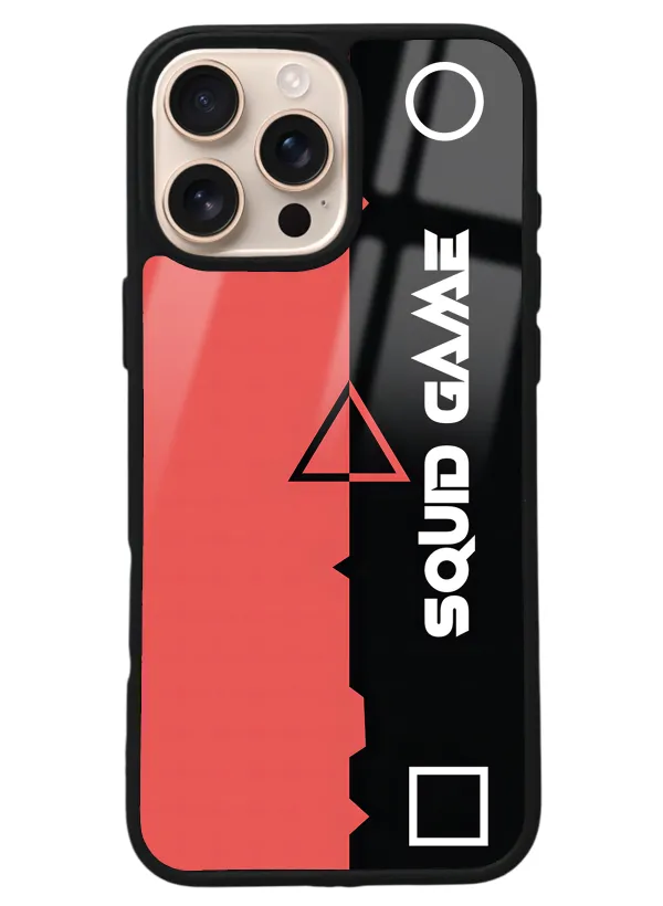 iPhone 16 Pro Max Squid Game Tasarımlı Glossy Telefon Kılıfı