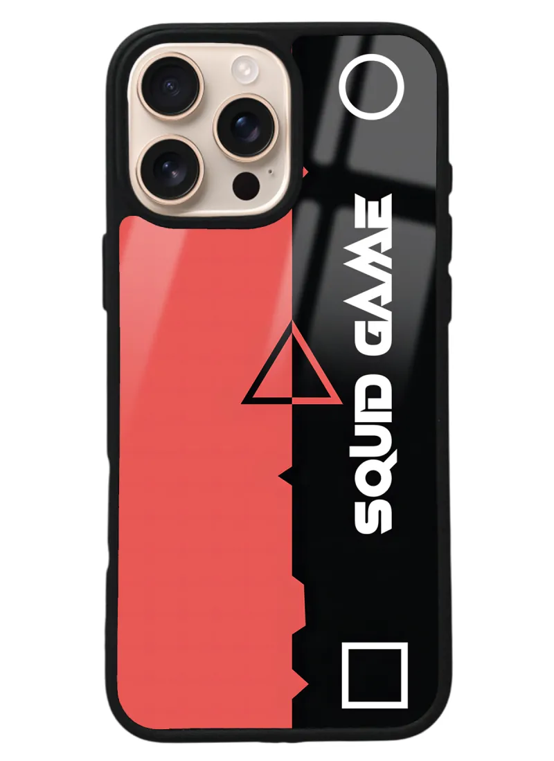 iPhone 16 Pro Max Squid Game Tasarımlı Glossy Telefon Kılıfı iPhone 16 Pro Max Squid Game Tasarımlı Glossy Telefon Kılıfı